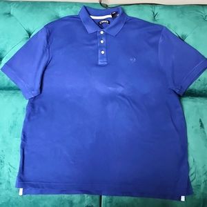 Chaps Men's Navy Soft Polo Short Sleeve Shirt